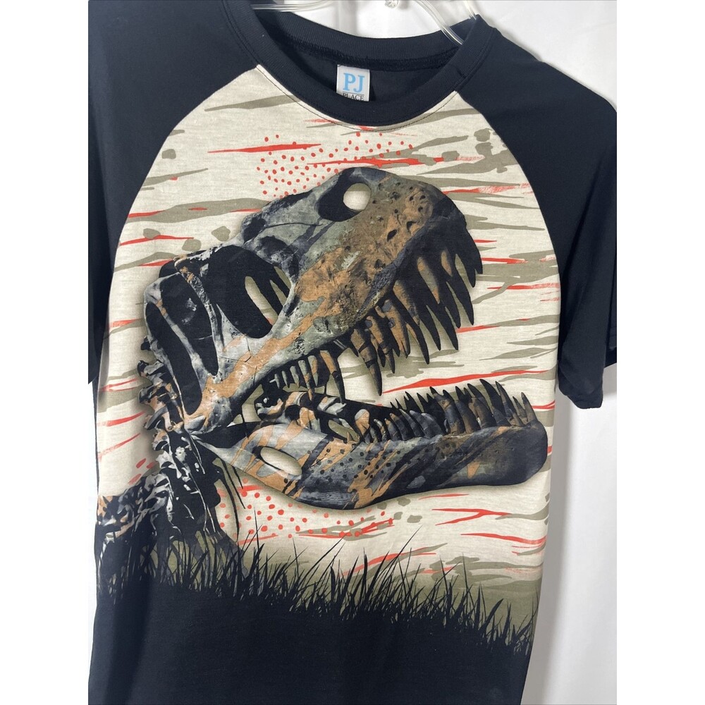 Children’s Place Boys Short Sleeve Dino Graphic Pajama T-Shirt Size 2XL Dinosaur
